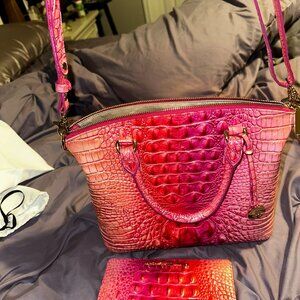 Brahmin Shoulder Bag w/ Matching Wallet